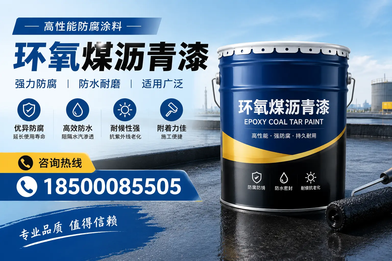 环氧煤沥青漆的主要成分与功能，海西用户深度了解